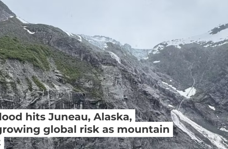U.S. Geological Survey staff check monitoring equipment in Suicide Basin in June 2025. By August, the basin had filled with meltwater. Jeff Conaway/U.S. Geological Survey